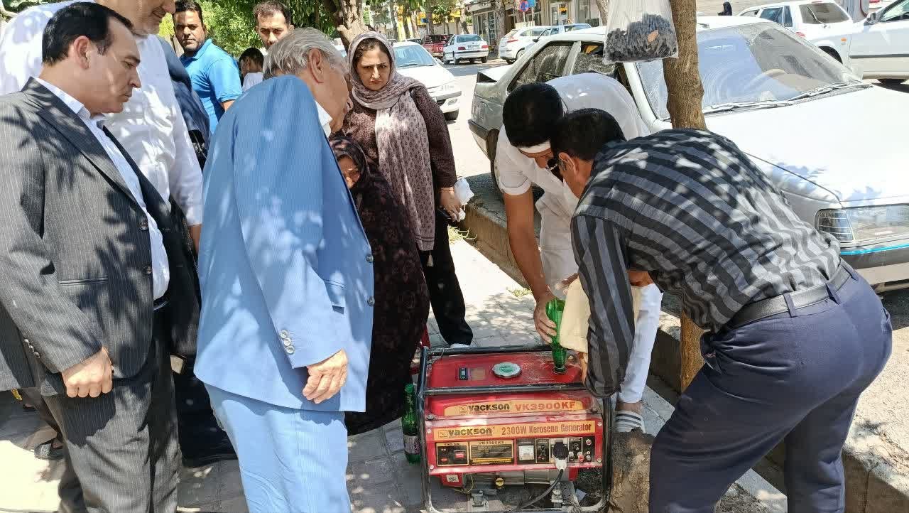 سوخت دوم و قطعی برق در کلاله برگزار شد