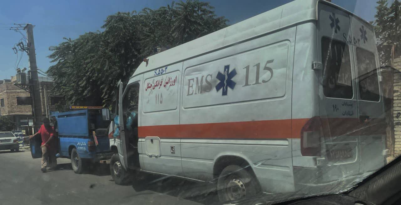 امدادرسانی  در گروی شانس با فرسودگی آمبولانس کلاله