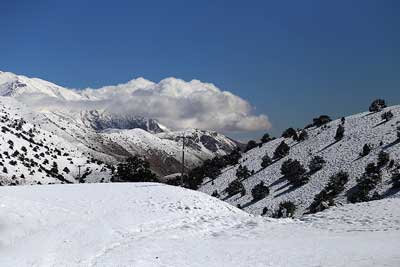 گزارش تصویری/ برف پاییزی در گلستان