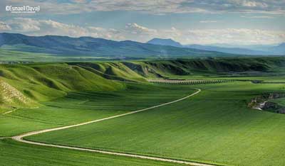 چشم‌اندازی از طبیعت بکر و فوق‌العاده زیبا در روستای تمران کلاله + تصاویر 