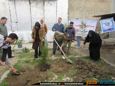 غرس هزاران نهال در شهرستان کلاله آغاز شد+ تصاویر