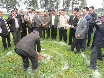 مرکز بهداشتی و درمانی بربرقلعه کلاله کلنگ زنی شد+ تصاویر