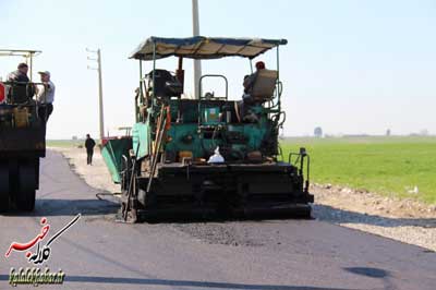 روستای زابلی محله آسفالت شد+تصاویر