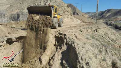 راه روستایی دورترین روستای شهرستان کلاله مرمت شد+عکس