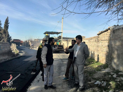 معابر روستای حیدرآباد کلاله آسفالت شد+تصاویر