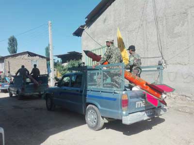 جانباز کلاله ای تا روستای موشکی ایران رکاب زد+ تصاویر